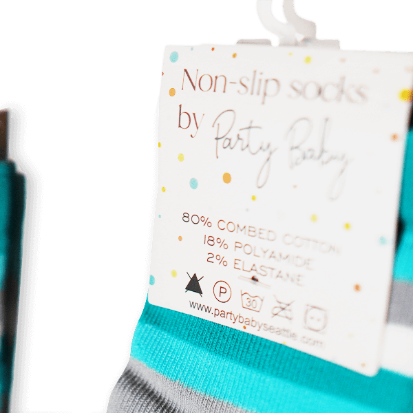 Coastal Stripes Gripper Socks