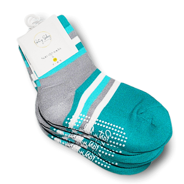 Coastal Stripes Gripper Socks