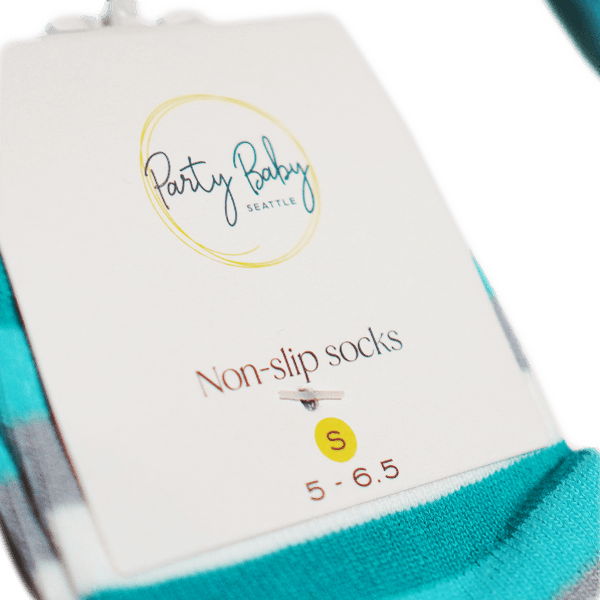 Coastal Stripes Gripper Socks