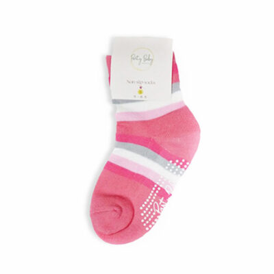 Blossom Stripes Gripper Socks