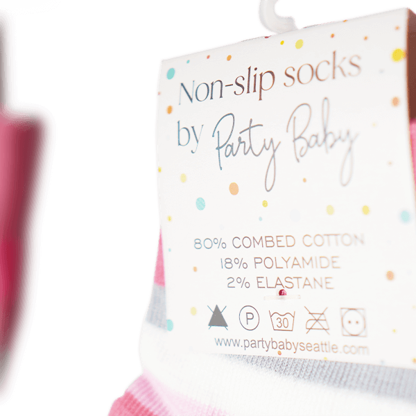 Blossom Stripes Gripper Socks