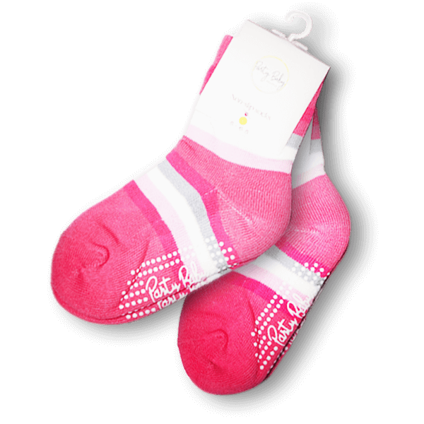 Blossom Stripes Gripper Socks