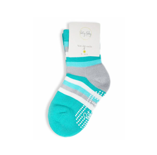 Coastal Stripes Gripper Socks