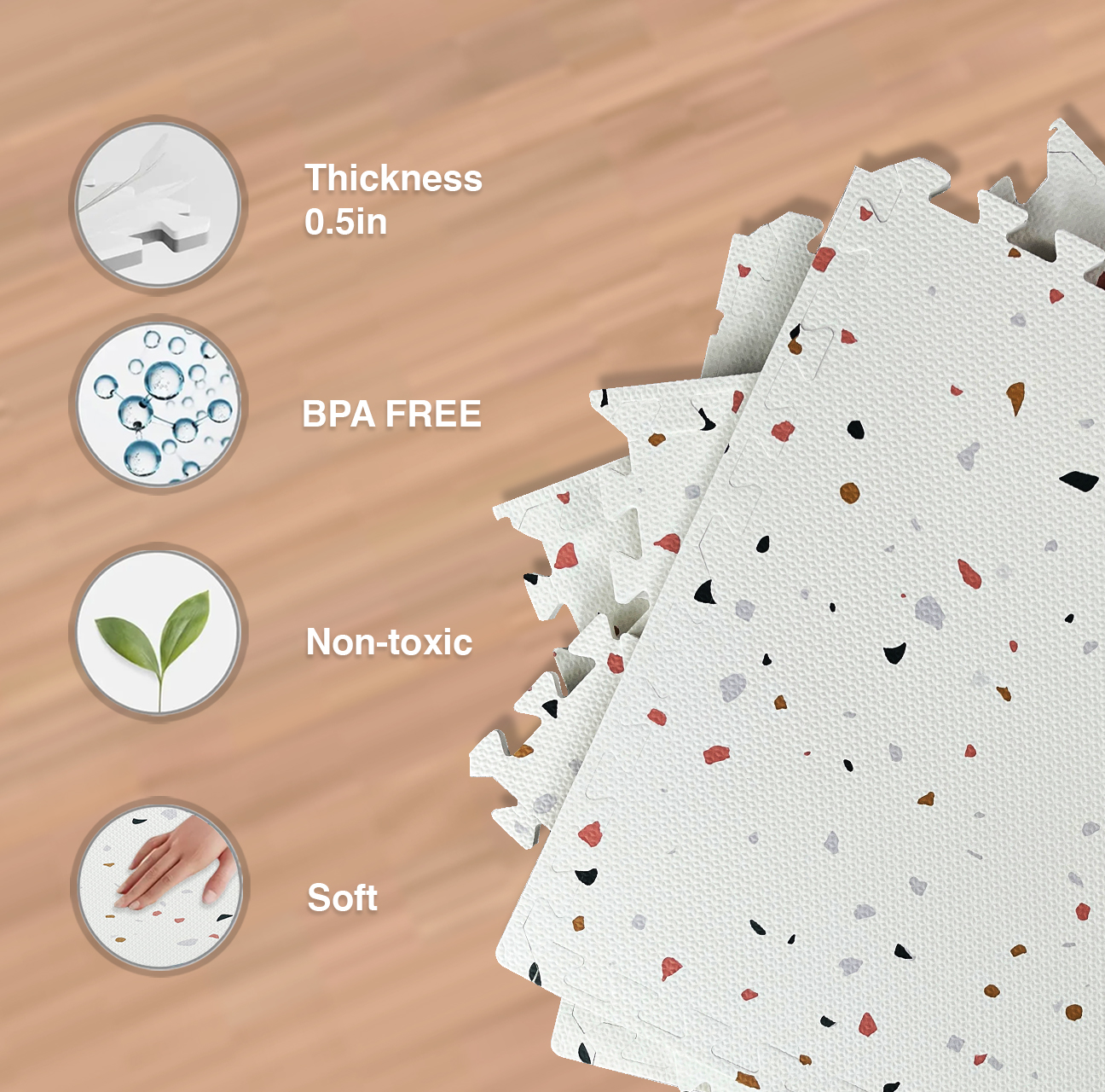 Terrazzo – Ivory White